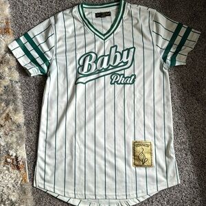 Style baseball shirt-dress Baby Phat